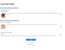Tablet Screenshot of carnivalwear.blogspot.com
