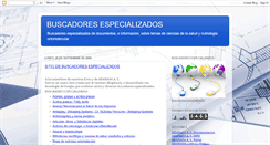 Desktop Screenshot of buscadoresespecializados.blogspot.com