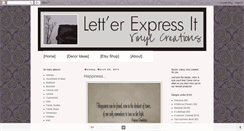 Desktop Screenshot of letterexpressit.blogspot.com