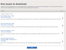 Tablet Screenshot of free--music-to--download.blogspot.com