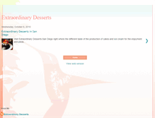 Tablet Screenshot of extraordinary-desserts.blogspot.com