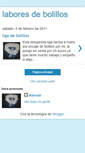 Mobile Screenshot of laboresdebolillos.blogspot.com