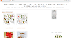 Desktop Screenshot of florerias-arreglos-florales.blogspot.com