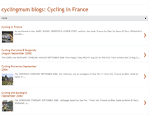 Tablet Screenshot of cyclingmumfrance.blogspot.com