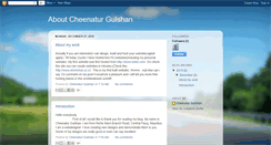 Desktop Screenshot of aboutcheenaturgulshan.blogspot.com