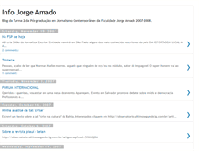 Tablet Screenshot of infojorgeamado.blogspot.com