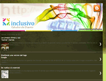 Tablet Screenshot of inclusivoestudio.blogspot.com