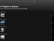 Tablet Screenshot of filipinoboston.blogspot.com