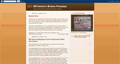 Desktop Screenshot of dr-horton-complaints.blogspot.com