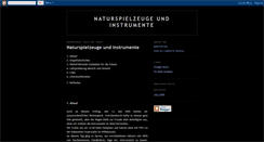 Desktop Screenshot of naturspielzeug.blogspot.com