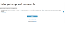 Tablet Screenshot of naturspielzeug.blogspot.com