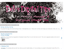 Tablet Screenshot of debsdigitaltips.blogspot.com