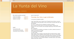 Desktop Screenshot of layuntadelvino.blogspot.com