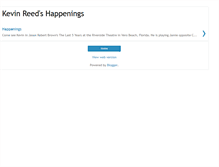 Tablet Screenshot of kevinreedhappens.blogspot.com