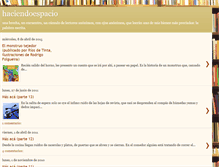 Tablet Screenshot of haciendoespacio-andrea.blogspot.com