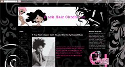 Desktop Screenshot of blackhairchronicles.blogspot.com