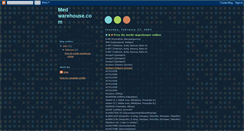 Desktop Screenshot of medwarehouse.blogspot.com