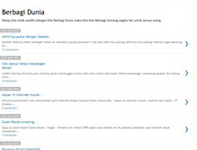Tablet Screenshot of berbagidunia.blogspot.com