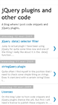 Mobile Screenshot of jqueryplugins.blogspot.com