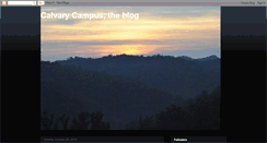 Desktop Screenshot of calvarycampustheblog.blogspot.com