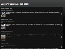 Tablet Screenshot of calvarycampustheblog.blogspot.com