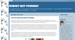 Desktop Screenshot of nobody-but-yourself.blogspot.com