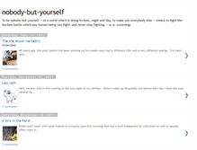 Tablet Screenshot of nobody-but-yourself.blogspot.com