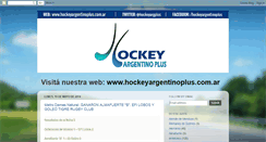 Desktop Screenshot of hockeyargentinoplus.blogspot.com