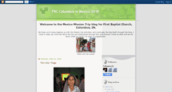 Desktop Screenshot of fbcmexico2010.blogspot.com