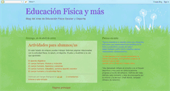 Desktop Screenshot of educacionfisicazambrana.blogspot.com