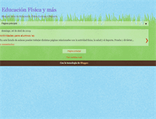 Tablet Screenshot of educacionfisicazambrana.blogspot.com