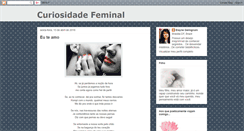 Desktop Screenshot of curiosidadefeminal.blogspot.com