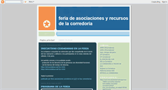 Desktop Screenshot of feriadeasociacionescorredoria.blogspot.com