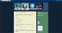 Desktop Screenshot of elequilibriomental.blogspot.com