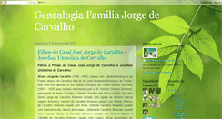 Desktop Screenshot of familiajorgedecarvalho.blogspot.com