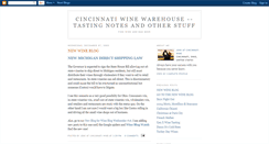 Desktop Screenshot of cincinnatiwinewarehouse.blogspot.com