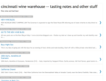 Tablet Screenshot of cincinnatiwinewarehouse.blogspot.com