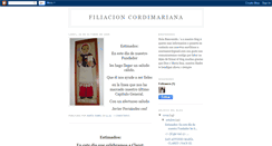 Desktop Screenshot of filiacioncordimariana.blogspot.com