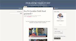 Desktop Screenshot of ferahimyesilyurt.blogspot.com
