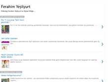 Tablet Screenshot of ferahimyesilyurt.blogspot.com