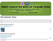 Tablet Screenshot of pkgpadangtemu-melaka.blogspot.com