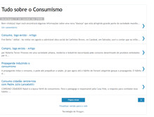 Tablet Screenshot of mundoconsumista.blogspot.com