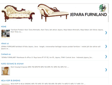 Tablet Screenshot of jeparawoodenfurniture.blogspot.com