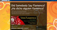 Desktop Screenshot of didsomebodysayflamenco.blogspot.com