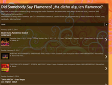 Tablet Screenshot of didsomebodysayflamenco.blogspot.com