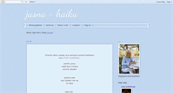 Desktop Screenshot of jasna-haiku.blogspot.com