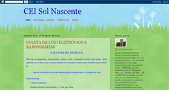 Desktop Screenshot of ceisolnascente.blogspot.com