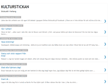 Tablet Screenshot of kulturstickan.blogspot.com