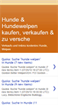 Mobile Screenshot of hunde-hundewelpen.blogspot.com