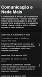 Mobile Screenshot of comunicacaoenadamais.blogspot.com